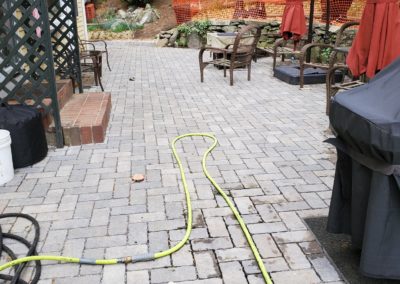 photo of a patio in Westborough MA built by Ideal landscape