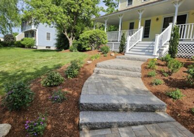 landscape plantings in Holden MA by Ideal Landscape