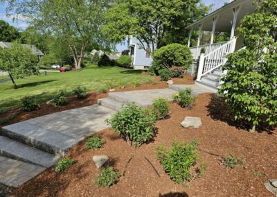 landscape plantings in Holden MA by Ideal Landscape