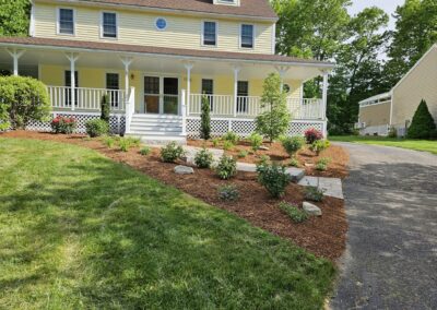 landscape plantings in Holden MA by Ideal Landscape